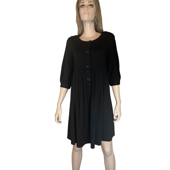 Max Studio Rayon Blend Dress Tunic Button Front EUC - Picture 2 of 15